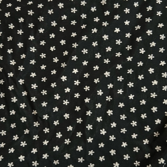 NWOT Free People Sheer Floral Long Sleeve Top - Picture 6 of 9